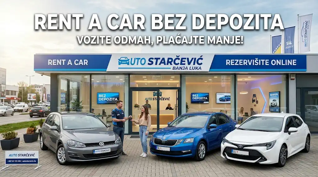 Rent a car bez depozita u Banja Luci – jednostavno iznajmljivanje vozila